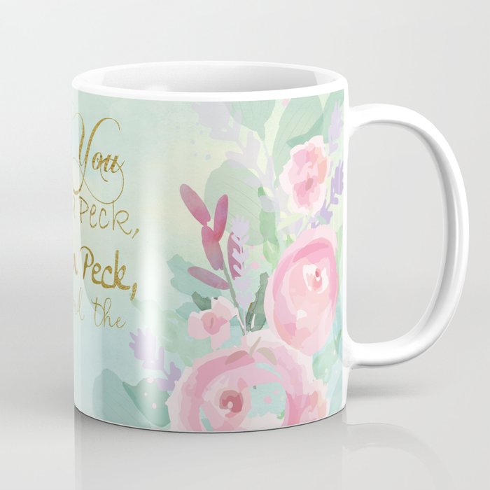 I Love You - Bushel and a Peck - Watercolor Coffee Mug