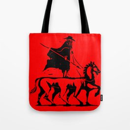 Odin with Gungnir and Sleipnir Tote Bag