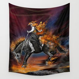 Texas Ghost Rider Wall Tapestry