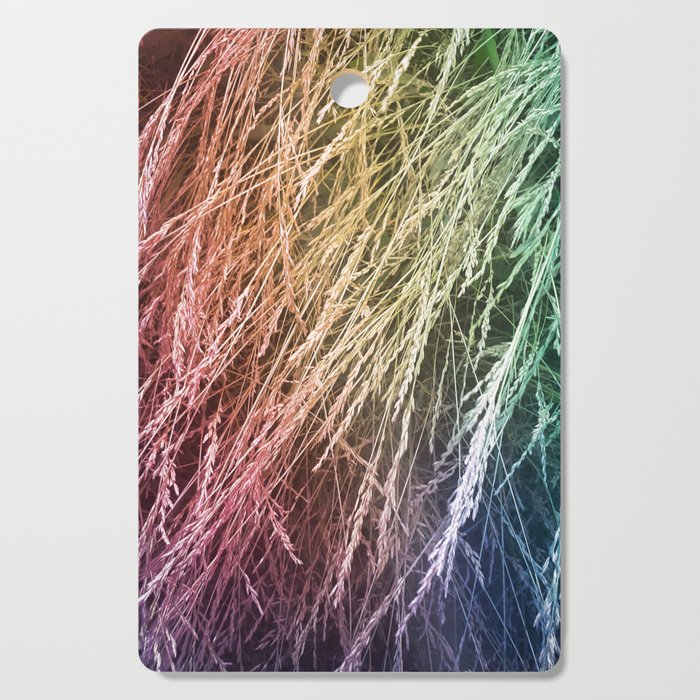 Rainbow grass texture Cutting Board