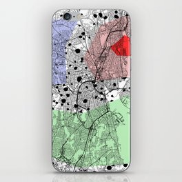Providence, USA - City Map Collage iPhone Skin