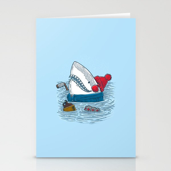 Great White North Shark Stationery Cards