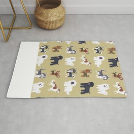 RUSSIAN DOGS Rug