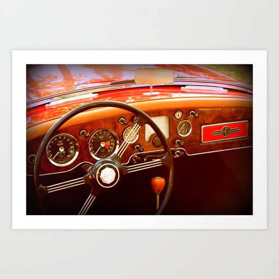 vintage car Art Print