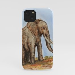 The Majestic African Elephant iPhone Case