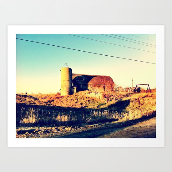 Barn of Ages Art Print