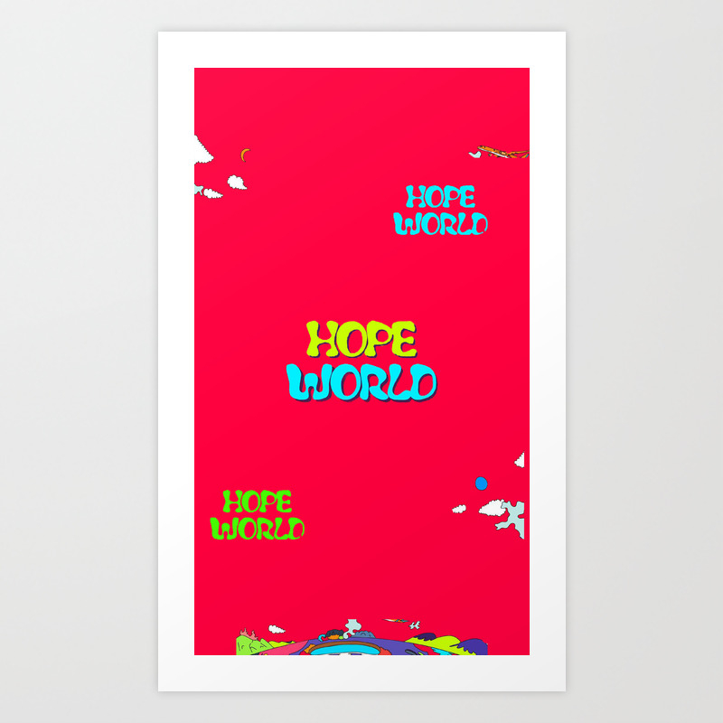 BTS J Hope Hope World Matte Poster