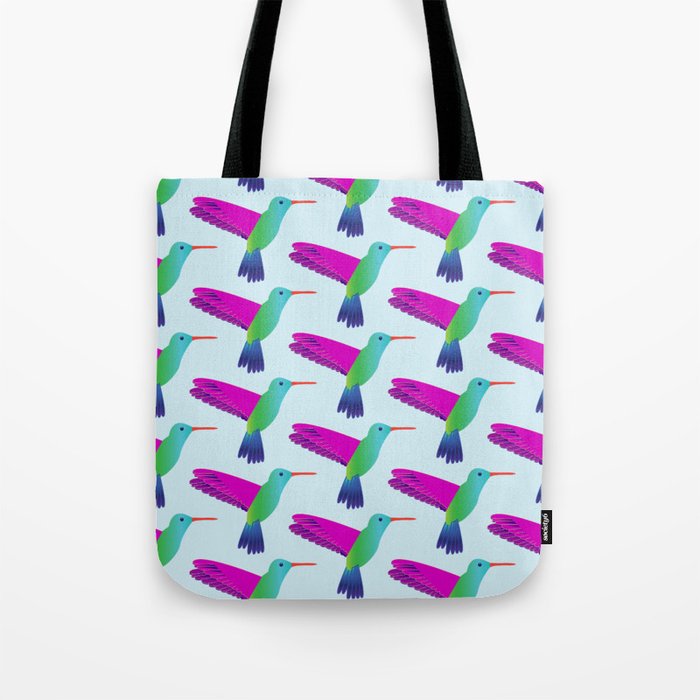 Hummingbird pattern Tote Bag