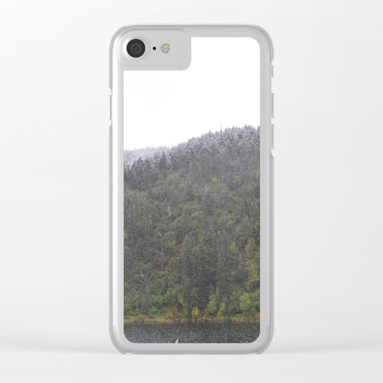 Season's First Snow Clear iPhone Case