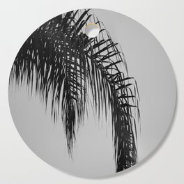 Black and White Palm Tree Cutting Board