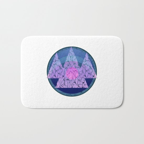 Northern mountains Bath Mat