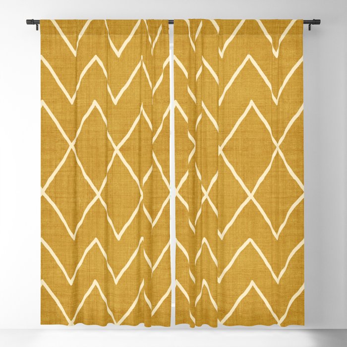 Avoca in Gold Blackout Curtain
