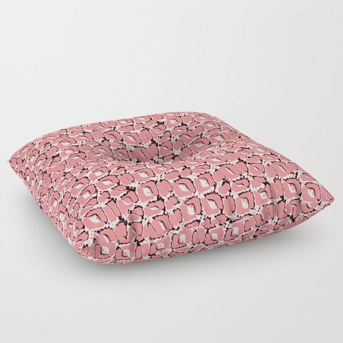 Pink Fairytale Path Seamless Pattern Structure  Floor Pillow