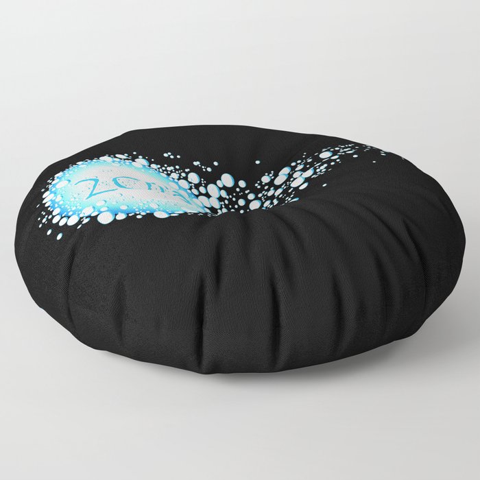 Water Bubbles 2018 Floor Pillow