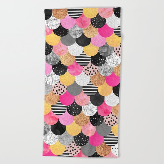 Pretty Mermaid Beach Towel