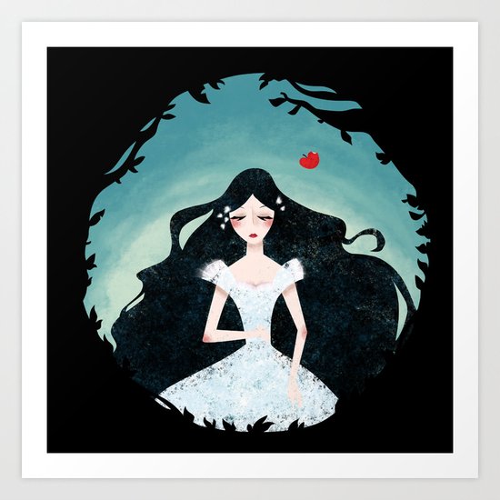 Snow White Art Print
