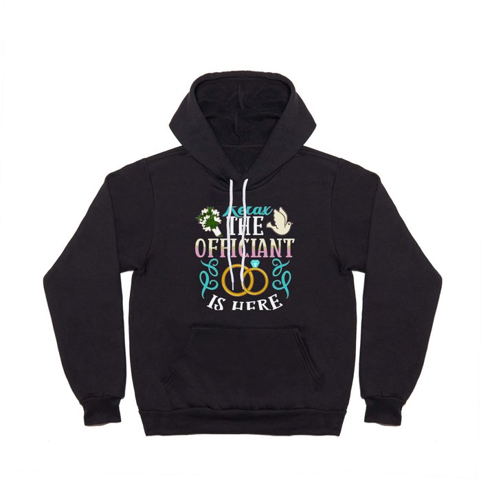 Wedding Officiant Marriage Minister Funny Pastor Hoody