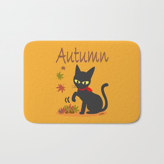 In the Autumn Bath Mat