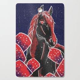 Mustang at midnight Cutting Board
