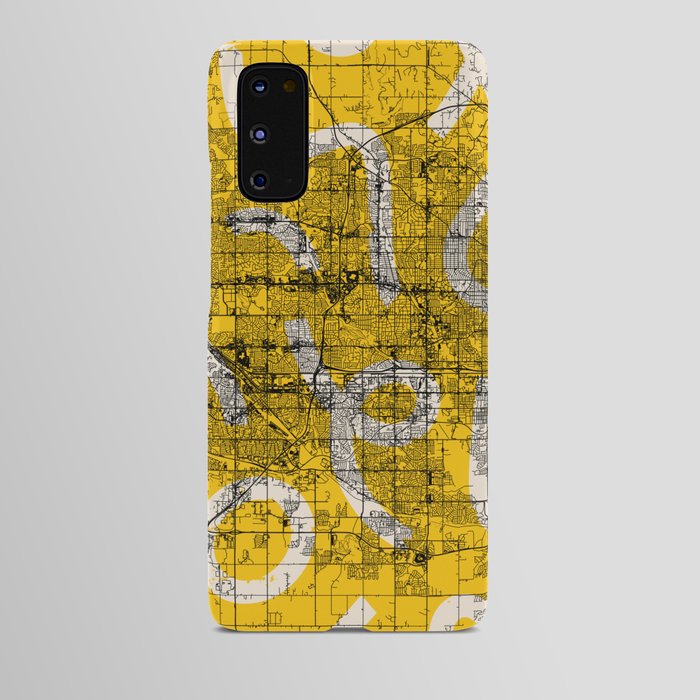 Omaha, USA - City Map Drawing Android Case
