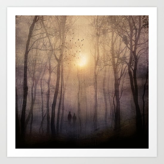 Eternal walk by Viviana Gonzalez Art Print