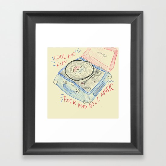 COOL & FUN Framed Art Print