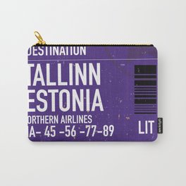 Tallinn Estonia travel ticket Carry-All Pouch