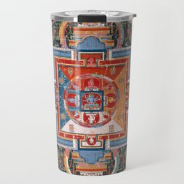 Mandala of Jnanadakini - Tibetan Painting Travel Mug