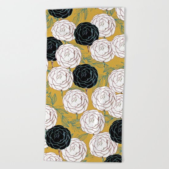 Carnations #society6 #decor #buyart Beach Towel