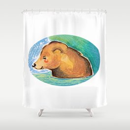 California Grizzly  Shower Curtain