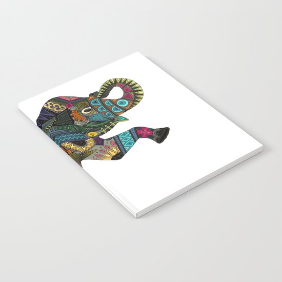asian elephant white Notebook