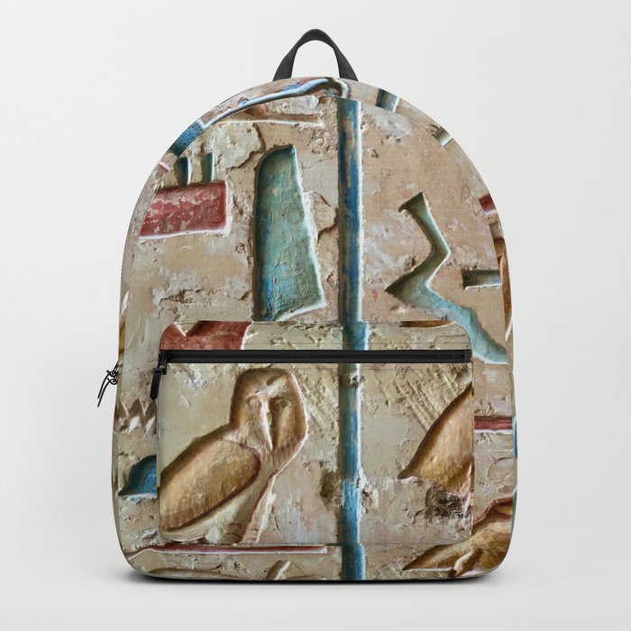 Ancient Egyptian Hieroglyphics Backpack by Azure Designs Society6