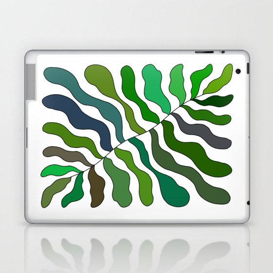 Green LEAF Laptop & iPad Skin