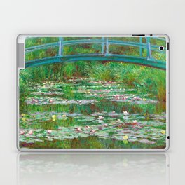 Japanese Footbridge, 1899 by Claude Monet Laptop Skin