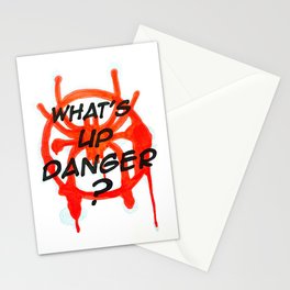 whats up danger? Stationery Cards