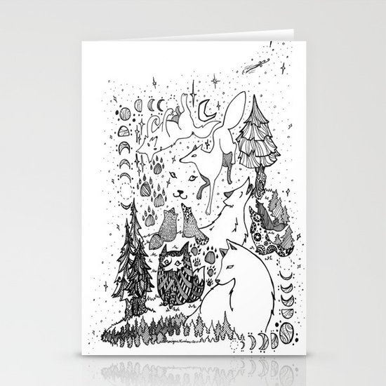 Wolves Stationery Cards