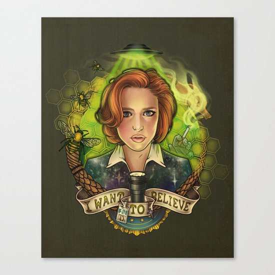 I Want to Believe Canvas Print