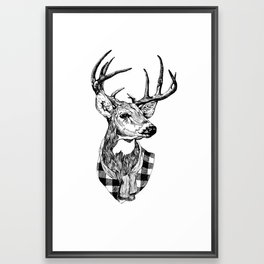 Mr Deer Framed Art Print