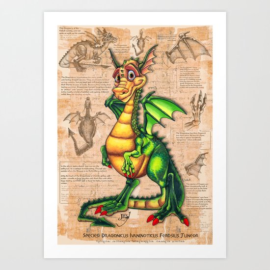 Dragonicus Art Print