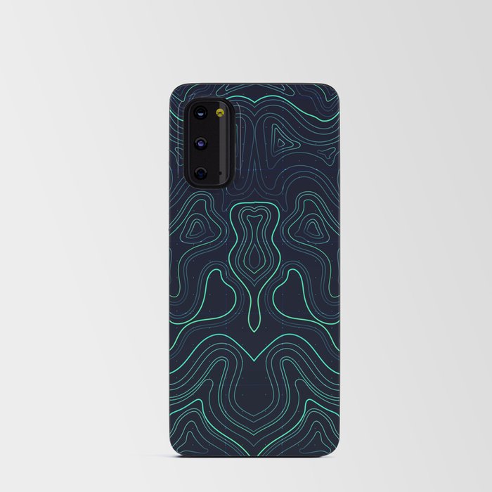 topographic background Android Card Case