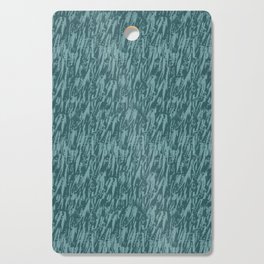 Textured Abstract Fleck in Teal Cutting Board