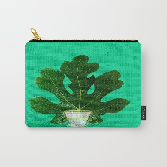 Fig Leaf Diamond Christmas Tree Carry-All Pouch