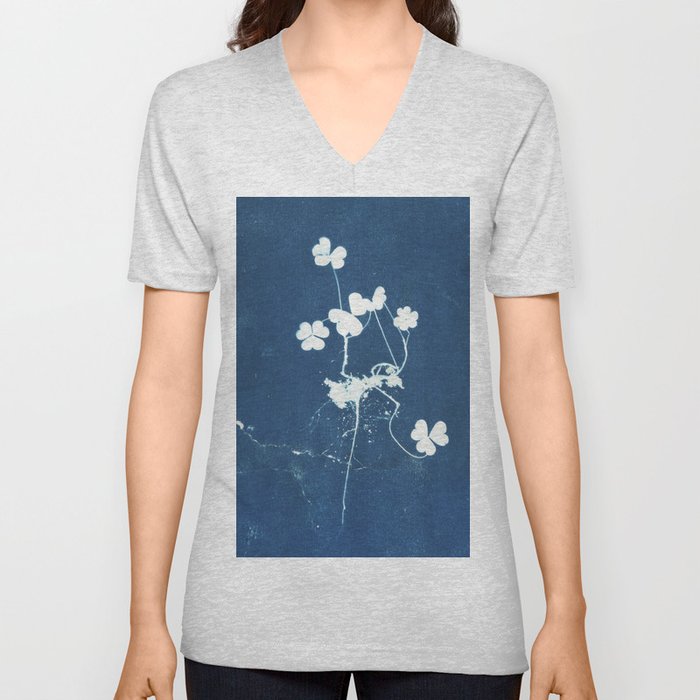 Clover V Neck T Shirt