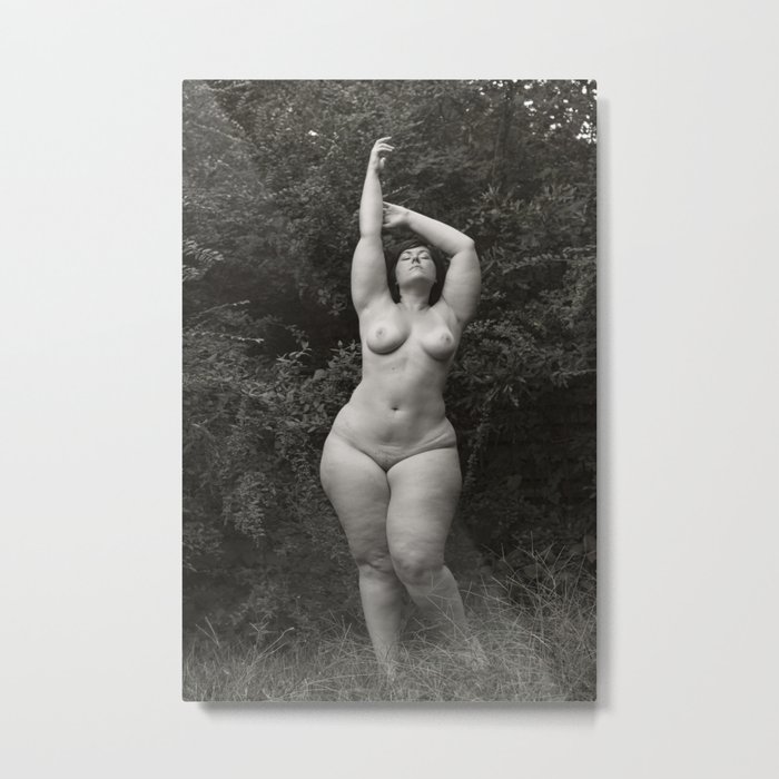 Nude Curves Metal Print