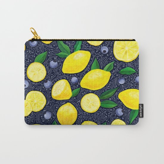 Lemon Blueberry Tart Carry-All Pouch