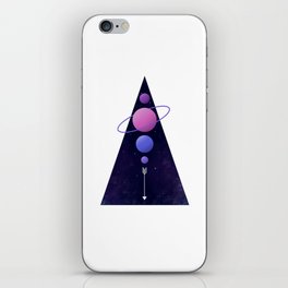 space triangle iPhone Skin
