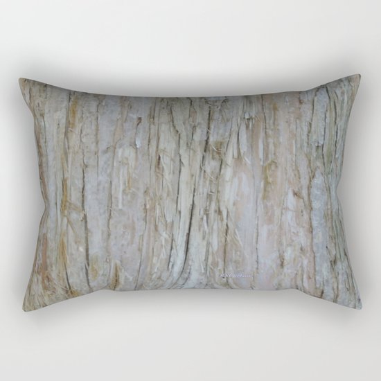 TEXTURES -- Dawn Redwood Bark Rectangular Pillow