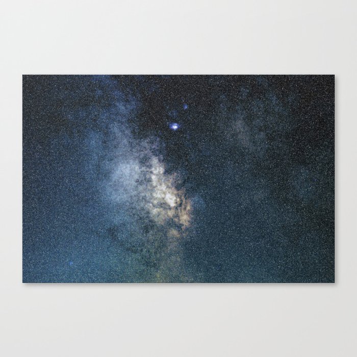 Milky Way galaxy, Night Sky Canvas Print