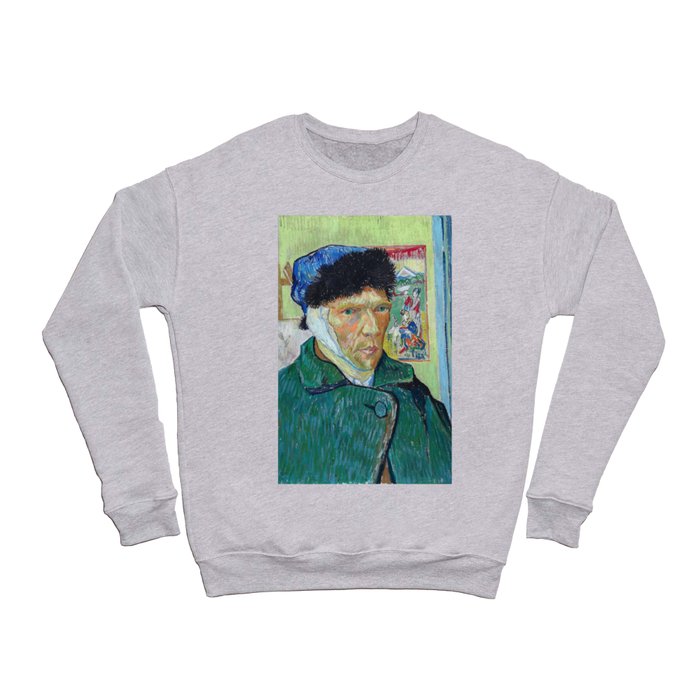Vincent van Gogh - Self-portrait with bandaged ear Crewneck Sweatshirt