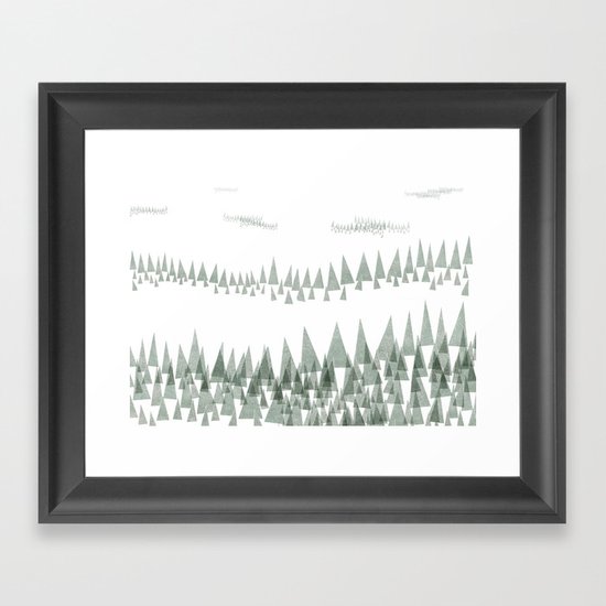 Trees Framed Art Print